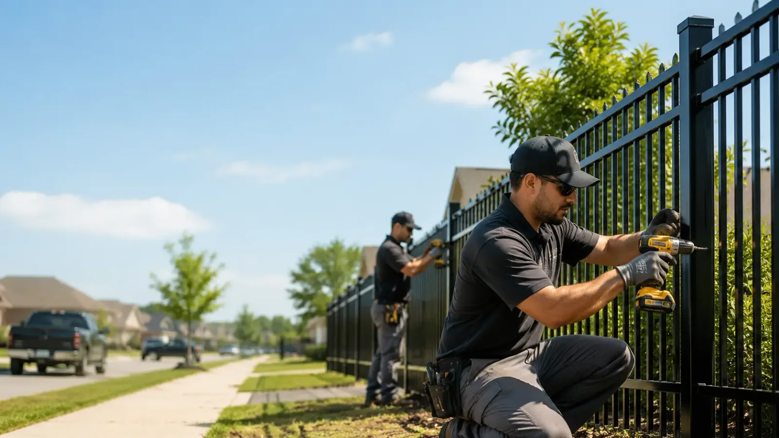 Metal Fence Installation in Union City, OH
